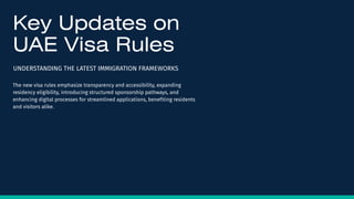 What are the New Rules for UAE Visa 2026? | PDF