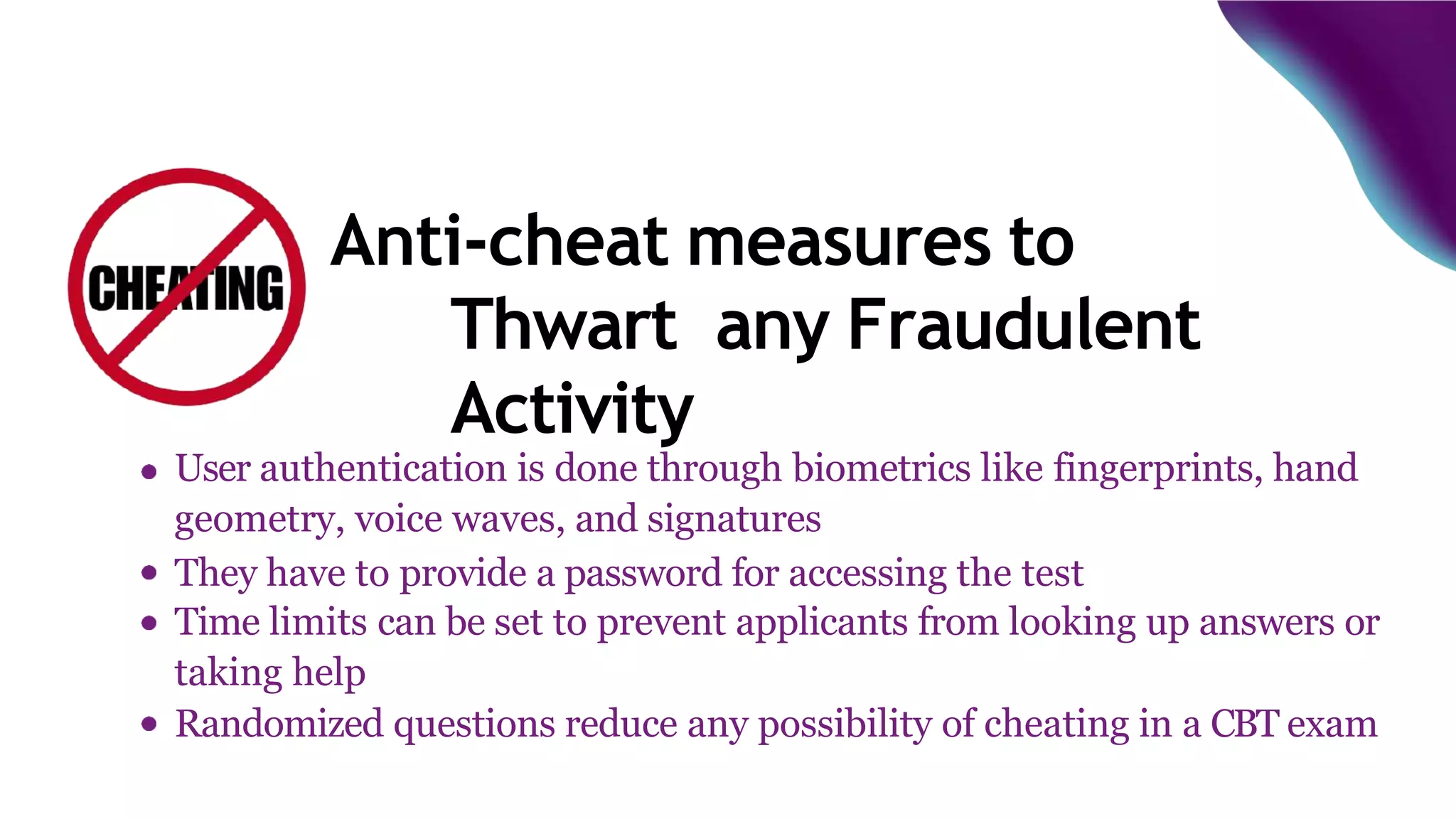 WHAT ARE THE OBJECTIVES OF A COMPUTER BASED TEST.PPT
