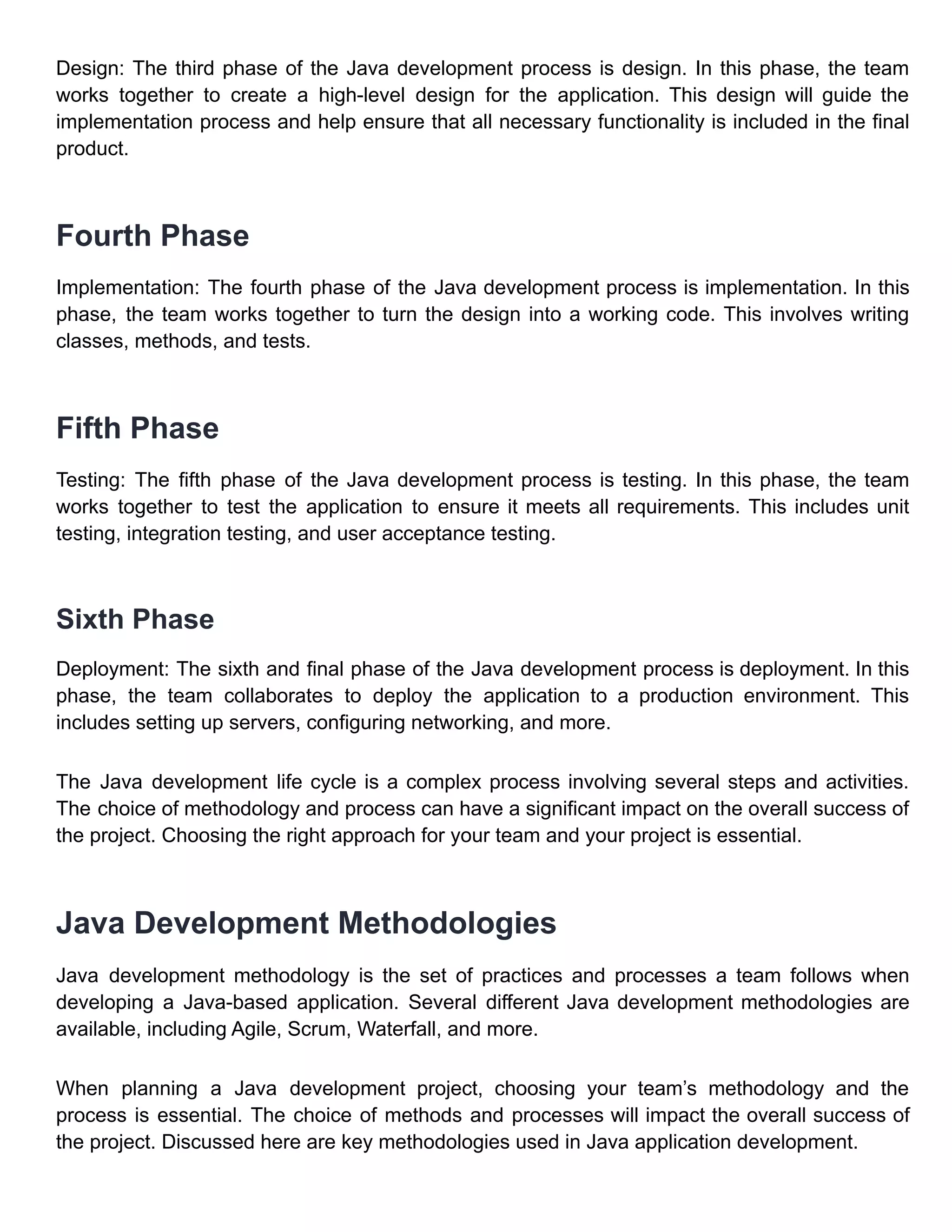 What are the Phases of the Java Development Life Cycle.pdf