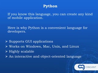 What Are The Most Popular Programming Languages For Mobile Application ...