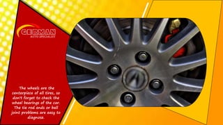 What are the Reasons Behind Steering Wheel Shake at Low Speed PPTX