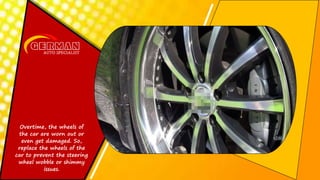 What are the Reasons Behind Steering Wheel Shake at Low Speed PPTX