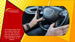What are the Reasons Behind Steering Wheel Shake at Low Speed PPTX
