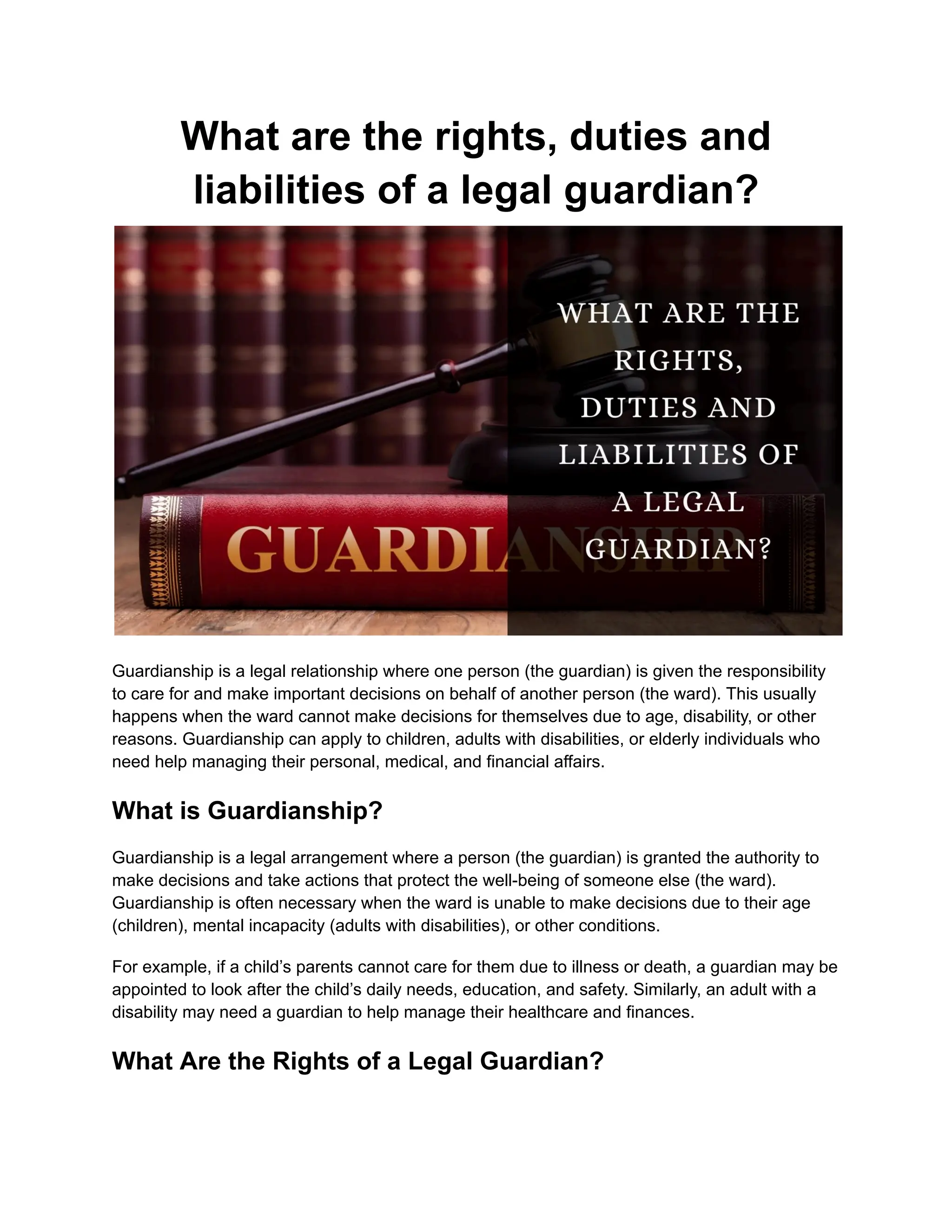What are the rights, duties and liabilities of a legal guardian.pdf