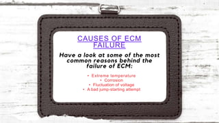 What are the Signs of a Bad ECM in your Audi | PPTX
