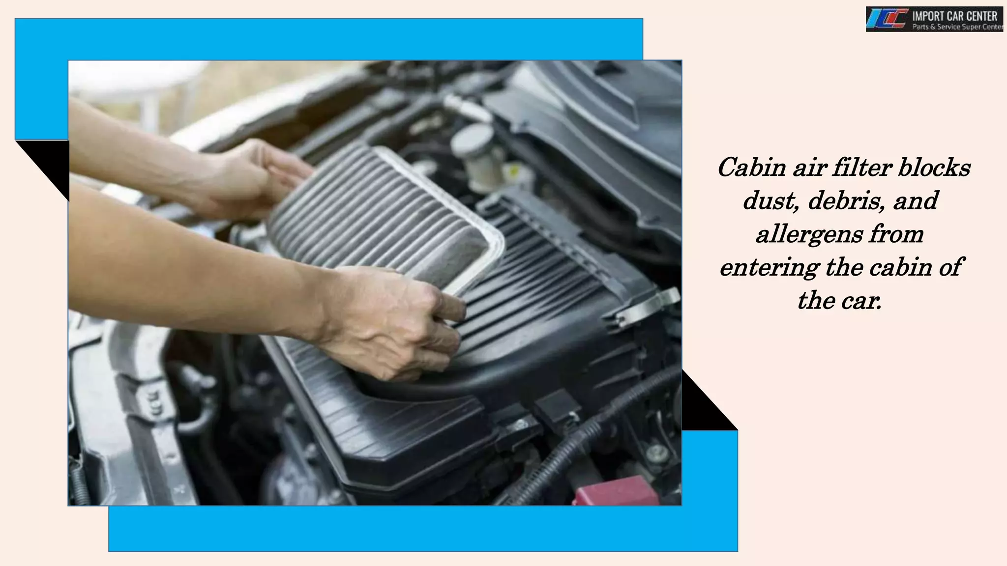 Symptoms Of A Bad Cabin Air Filter
