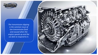 What are the Signs of Low Transmission Fluid in your BMW PPTX