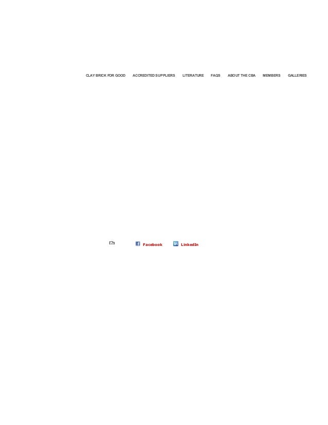 What are the standard sizes of clay bricks clay brick