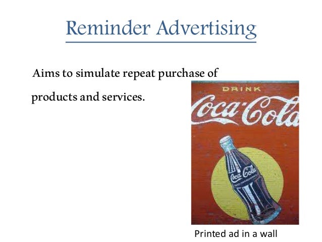 reminder advertising