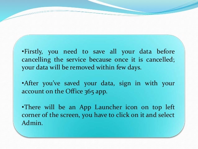 what are the steps to cancel office 365 subscription cancel office 365