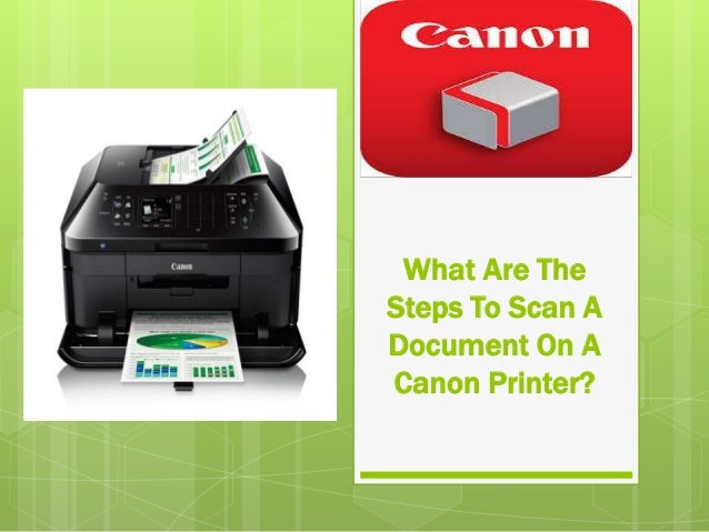 scan document canon printer