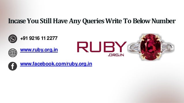 What are the top benefits of wearing natural ruby stone.pptx