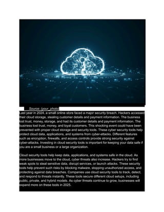 What Are the Top Cloud Security Tools for 2025_.pdf