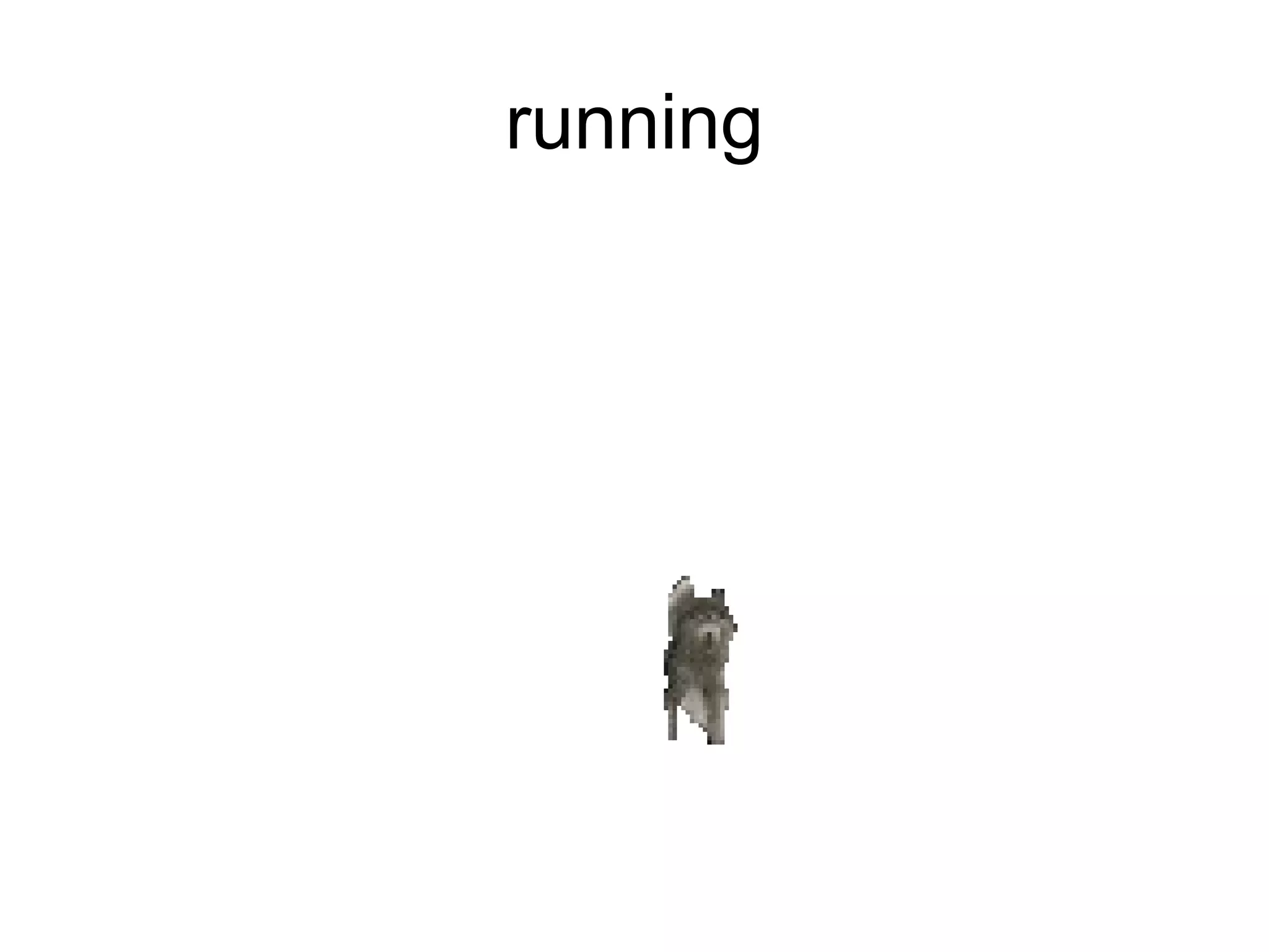 running
