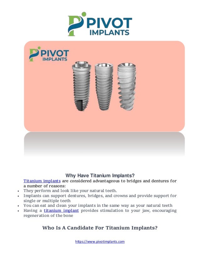 What are titanium implants and how can they benefit you