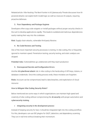 What are Vibe Coding Security Risks and How to Eliminate Them? | PDF