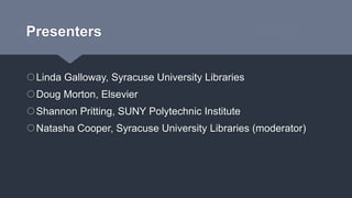 What ARE we thinking? Collections decisions in an Academic Library ...