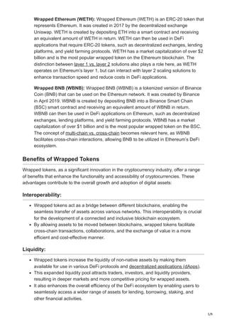 Popular Examples of Wrapped Tokens.. pdf | PDF