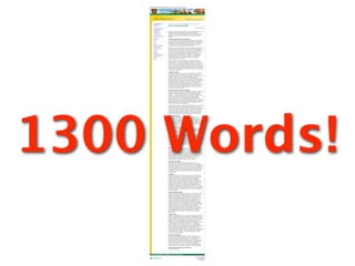 1300 Words!
 