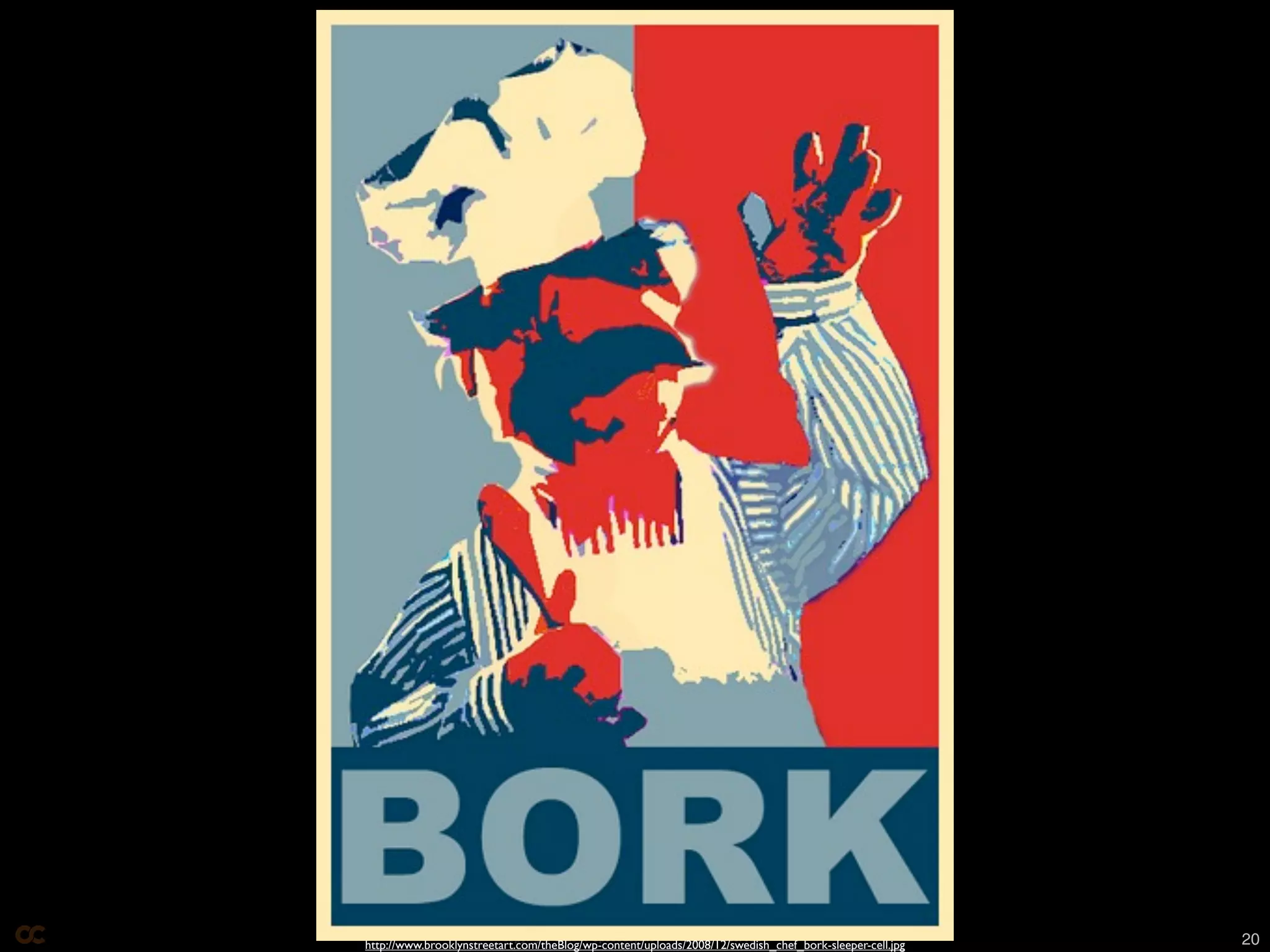 Copyright © 2011 Opscode, Inc - All Rights Reserved                            20
http://www.brooklynstreetart.com/theBlog/wp-content/uploads/2008/12/swedish_chef_bork-sleeper-cell.jpg
 