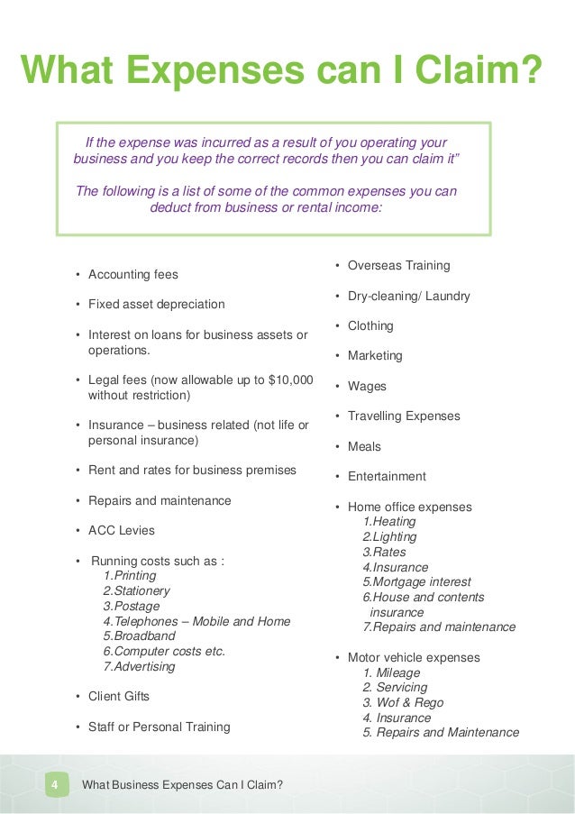 what are personal expenses
