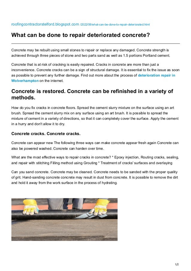 What can be done to repair deteriorated concrete.pdf