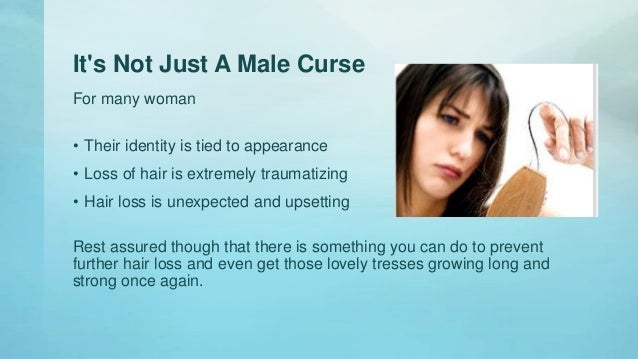 What causes women's hair to fall out?