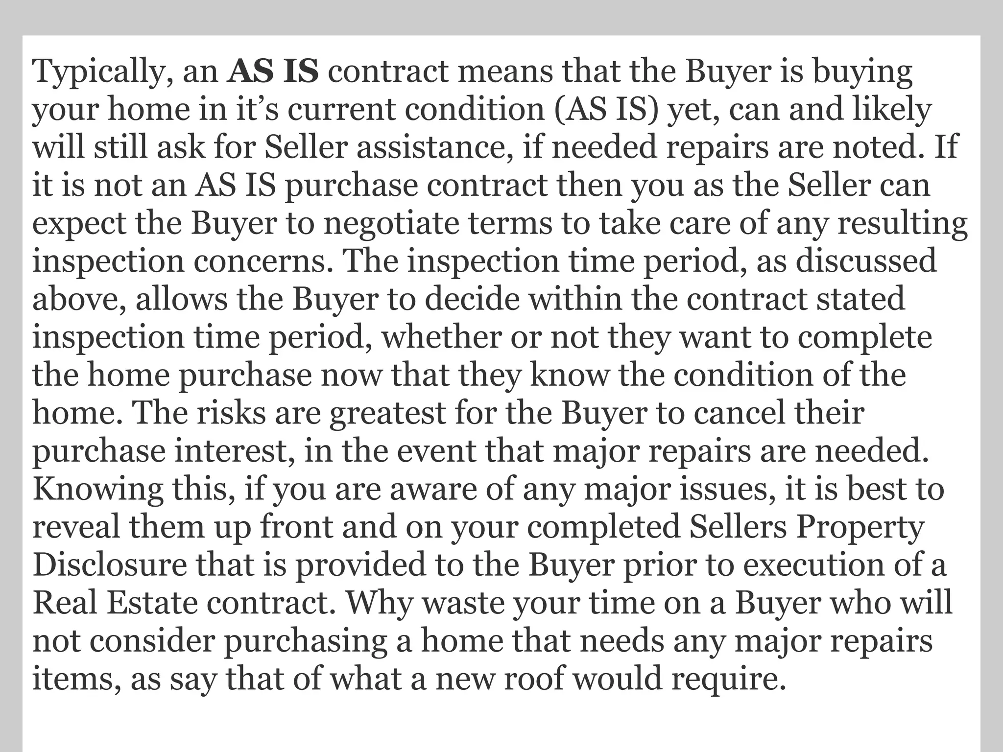 What can I expect from a home inspection 