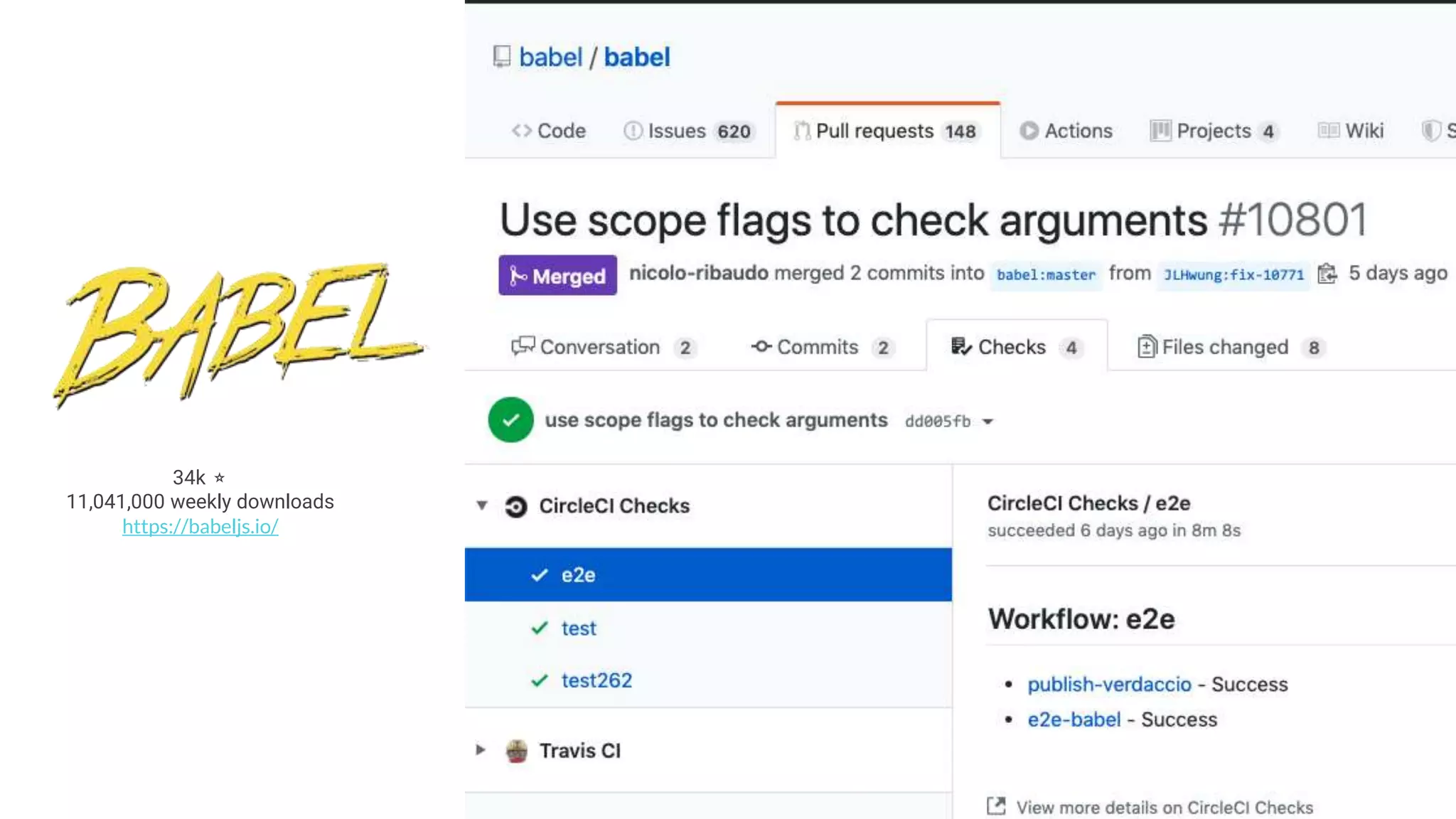 34k ⭐️
11,041,000 weekly downloads
https://babeljs.io/
 