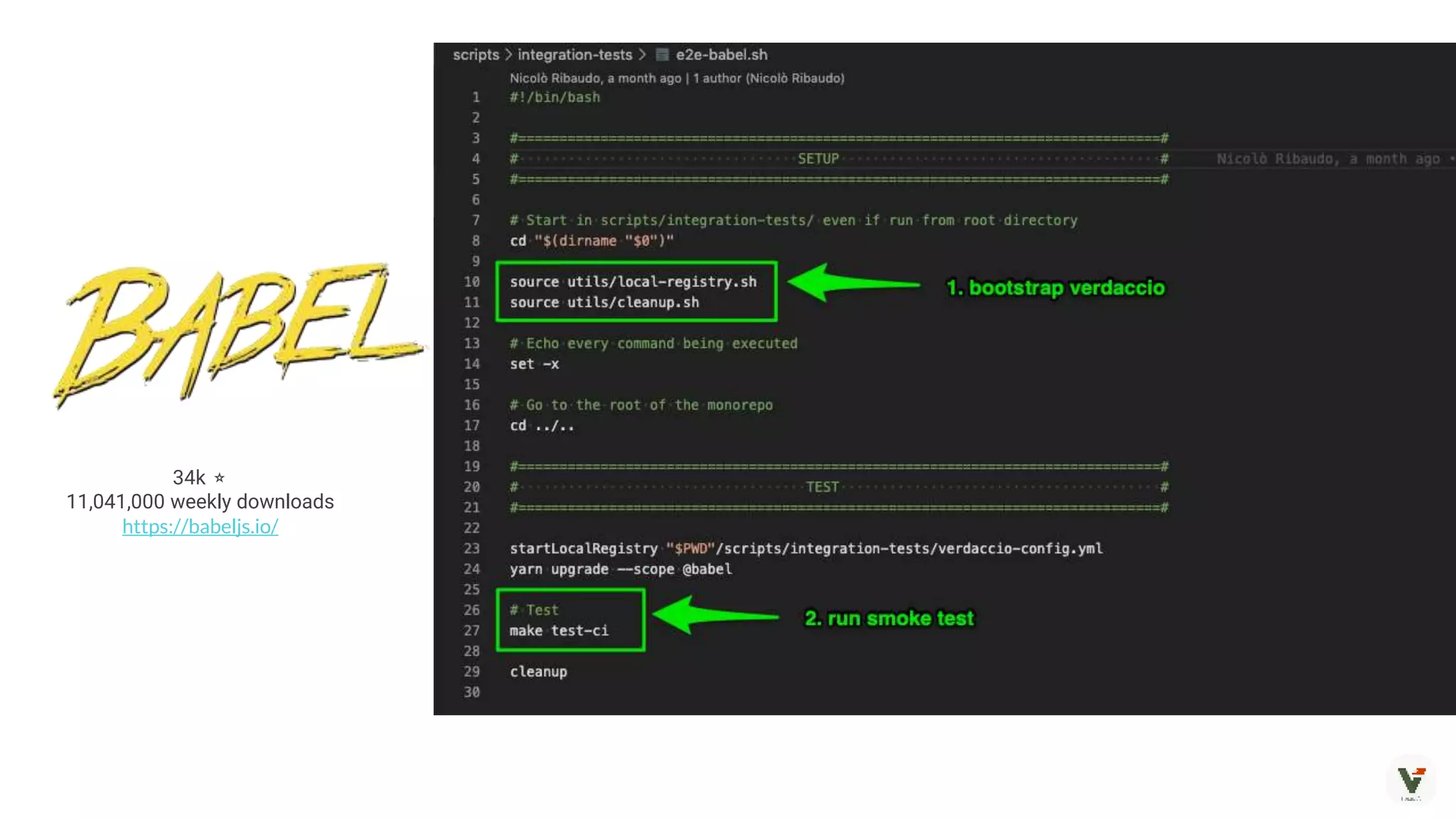34k ⭐️
11,041,000 weekly downloads
https://babeljs.io/
 