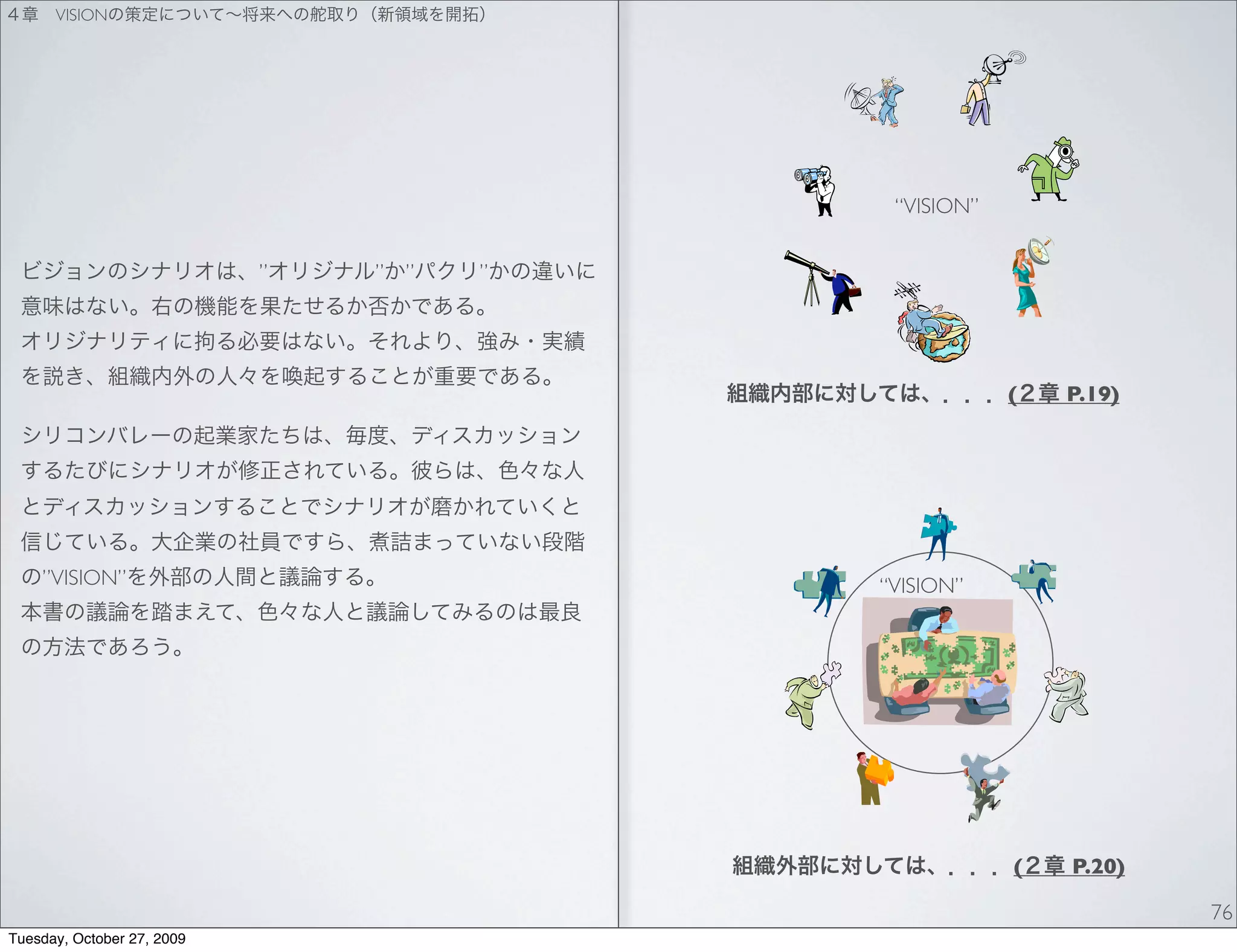 VISION




                                             “VISION”


                            ”   ”   ”   ”




                                                        (   P.19)




    ”VISION”                                “VISION”




                                                        (   P.20)

                                                                    76
Tuesday, October 27, 2009
 