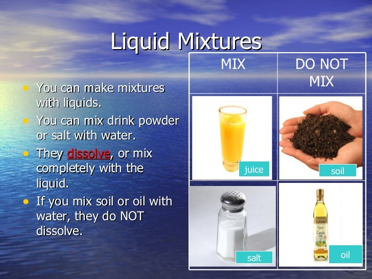 What can we observe about liquids