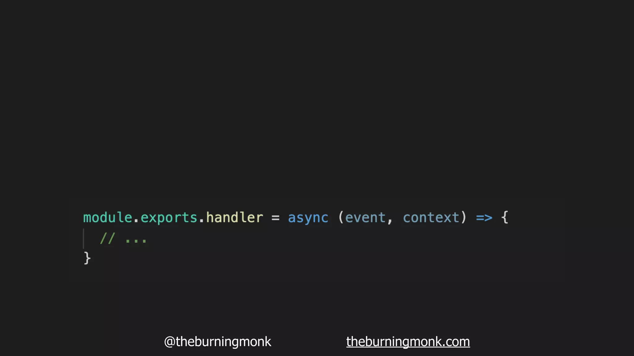@theburningmonk theburningmonk.com
 