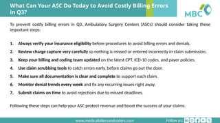 What Can Your ASC Do Today to Avoid Costly Billing Errors in Q3.pptx