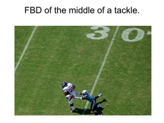 FBD of the middle of a tackle. 
