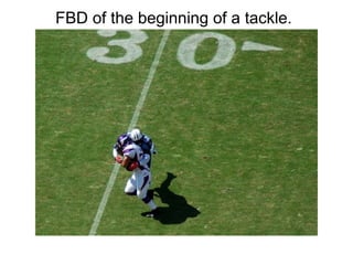 FBD of the beginning of a tackle. 