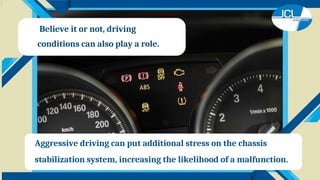 What Causes BMW Chassis Stabilization Malfunction Warning To Appear | PPTX