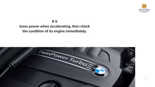 What Causes BMW X1 to Lose Power While Accelerating | PPT