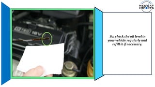 What Causes Low Oil Pressure in your BMW X3 Engine in Medway | PPTX