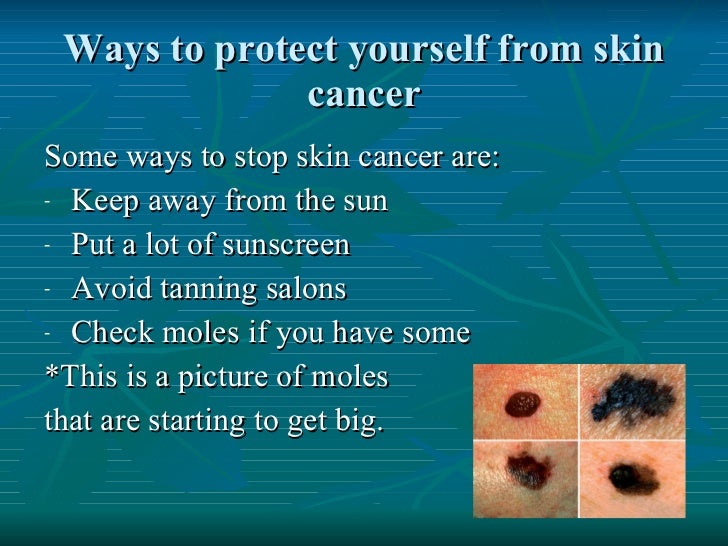 What causes skin cancer