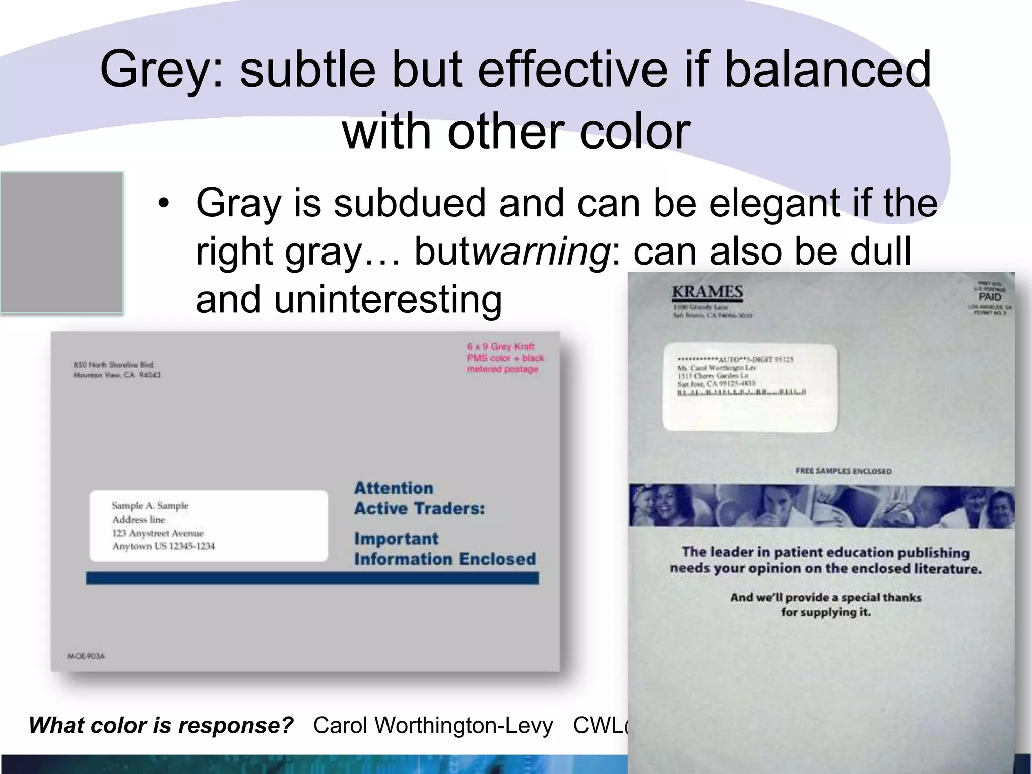 Too much blueLess intense blue, offset by the yellowNote – the box ‘disappears’ in the layoutReversed out typeIncredibly – a reversed out couponProof that all the money in the world can’t buy common sense
