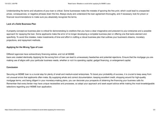 What Common mistakes to avoid when applying for MSME Loans.pdf