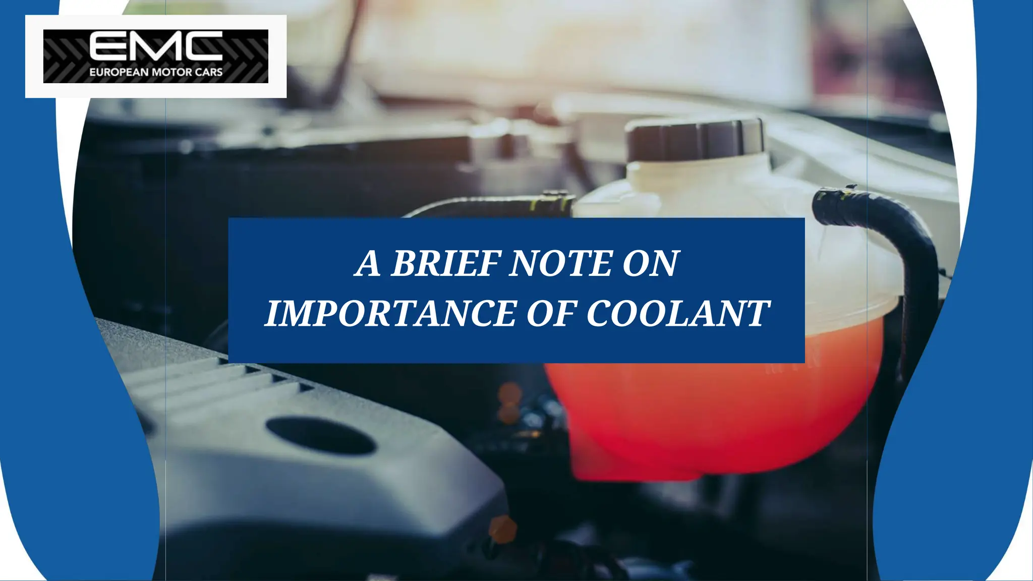 A BRIEF NOTE ON
IMPORTANCE OF COOLANT
 