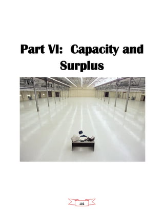 102
Part VI: Capacity and
Surplus
 