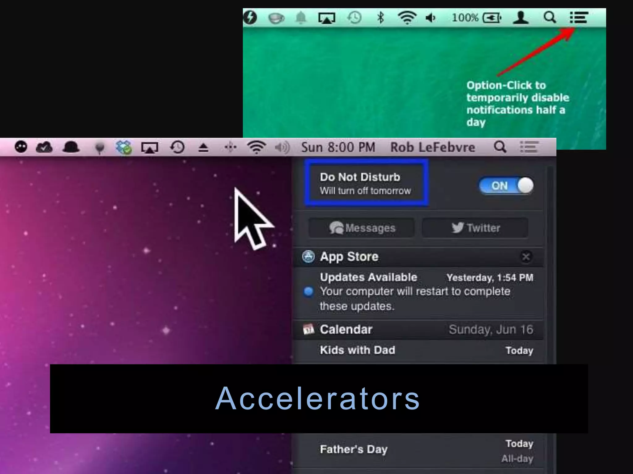 Accelerators 
 