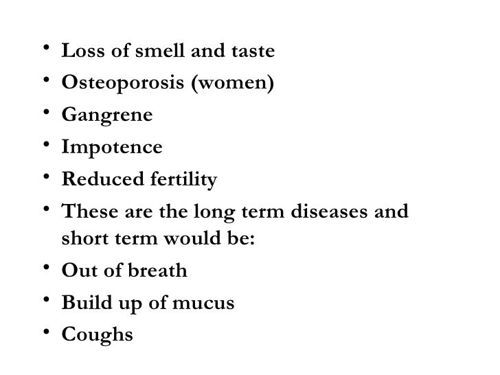What Diseases Can You Get from Smoking