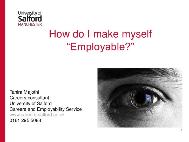 How do I make myself "Employable"?