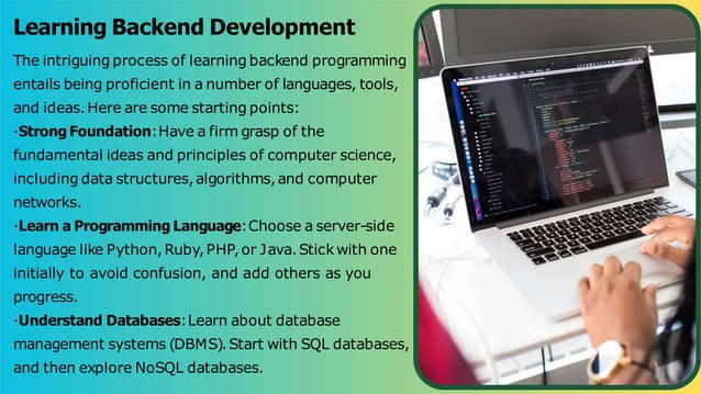 What Does a Backend Developer Do? The Complete Beginner’s Guide | PPT