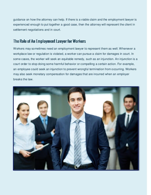 What Does An Employment Lawyer In California Do 