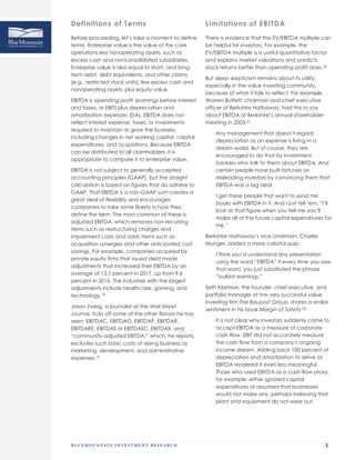 Ebitdac What does an ev ebitda multiple mean | PDF